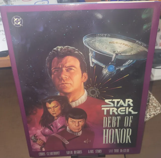 Star Trek ~ Debt Of Honor ~ Dc Comics Hardcover Tpb Graphic Novel ~ 1St Edition