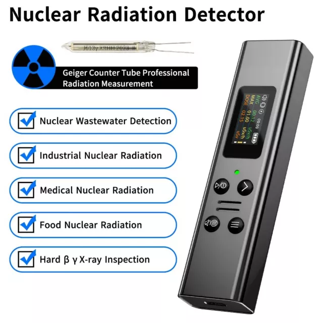 Tragbar Röntgen detektor Handheld Beta-Gamma-Dosimeter  Nukleare Strahlung