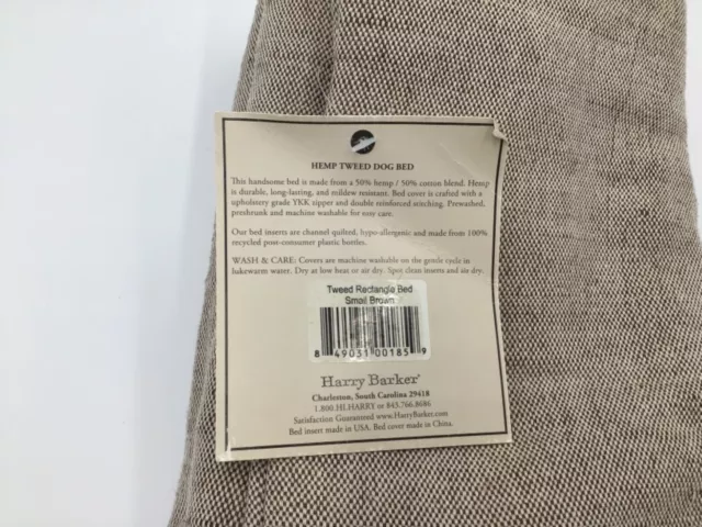 Harry Barker Hemp Tweed Dog Bed Cover Only Sz Small 2