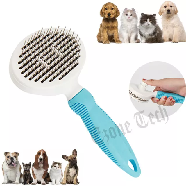 Pet Dog Cat Hair Remover Comb Needle Grooming Massage Deshedding Cleaning Brush