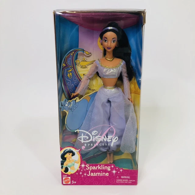 MATTEL DISNEY PRINCESS Sparkling Jasmine 54205 Barbie Doll Complete In
