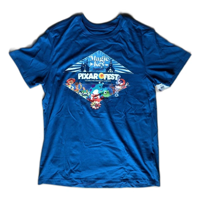 DISNEY DISNEYLAND MAGIC Key Pixar Fest 2024 tshirt Toy Story Cars