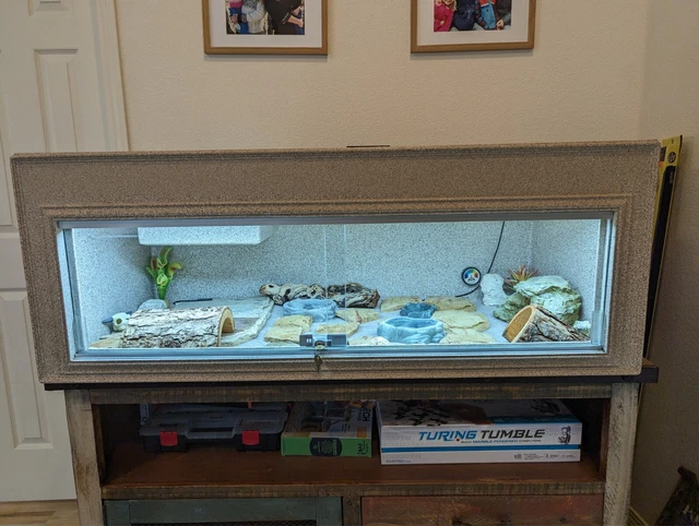 SHOWCASE CAGES 48& reptile habitat (sandstone color) $400.00 - PicClick