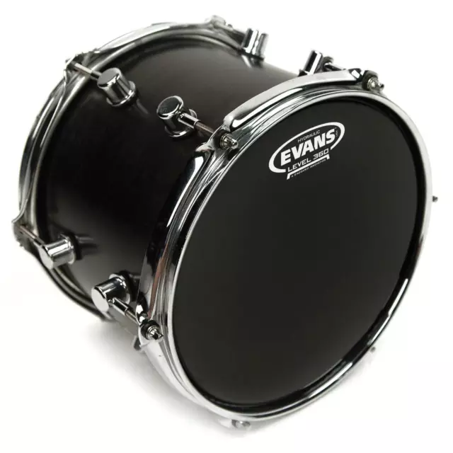 Evans Hydraulic Black Drum Head, 8 Inch *SKIN ONLY*