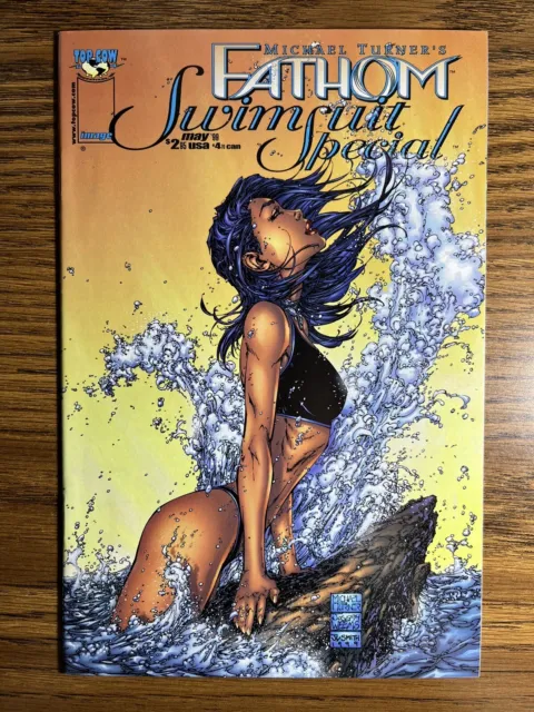 Fathom Swimsuit Special 1 Gorgeous Michael Turner Cover Image Top Cow 1999