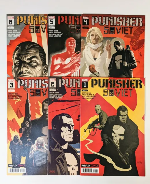 PUNISHER SOVIET #1-6 (2019) FULL LOT | MAX | Garth Ennis | Marvel Comic Books