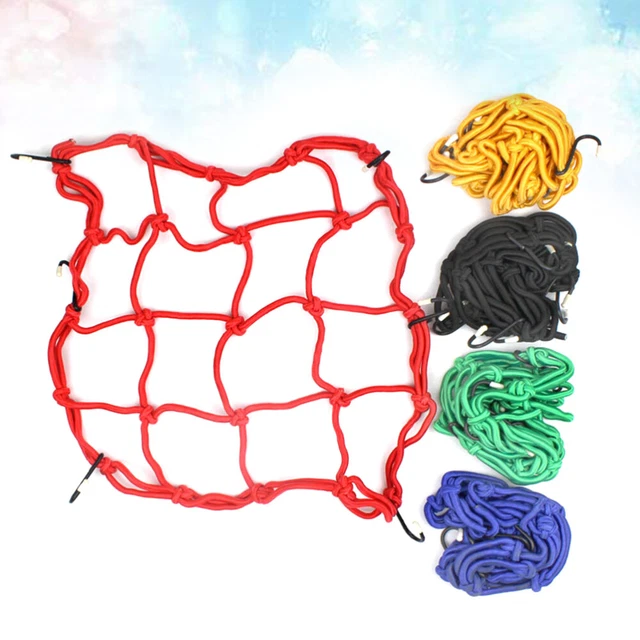 motorcycle net for helmet Moto Maille Net Sac Réservoir de Carburant Bagages Net