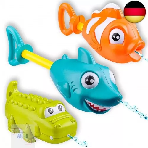 JOYIN 3 Tier Wasserpistolen für Kinder, Wasser Blaster Squirt Guns und Pumpe