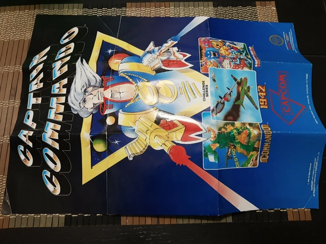 CAPCOM NINTENDO NES Captain Commando Poster (Rare) $29.00 - PicClick