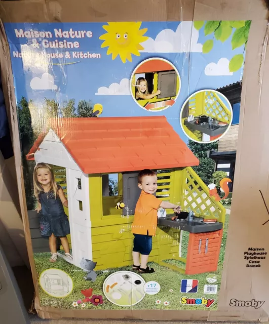 Smoby Nature Playhouse with Summer Kitchen - BRAND NEW