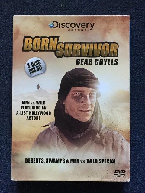 Bear Grylls Born Survivor DVD - 3 Disc Box Set - Near Mint Condition