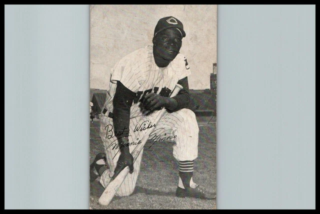 CUBAN CUBA HOF ORESTES MINOSO CHICAGO SOX ORIG BASEBALL 1950s POSTCARD PHOTO 597