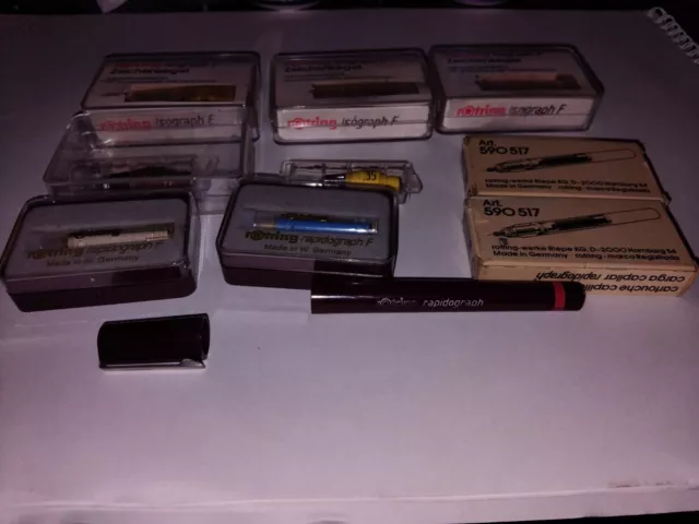 Job Lot of Rotring Isograph and Radiograph