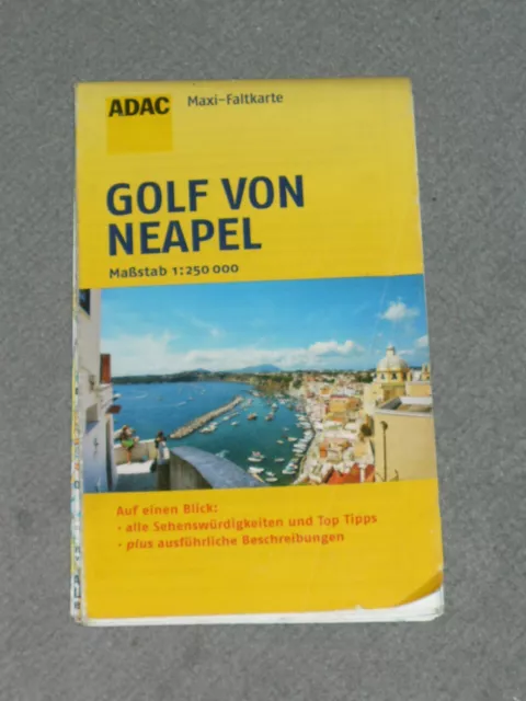 ADAC * Landkarte Autokarte * Golf Von NEAPEL * 1:250000 * mit Top Tipps