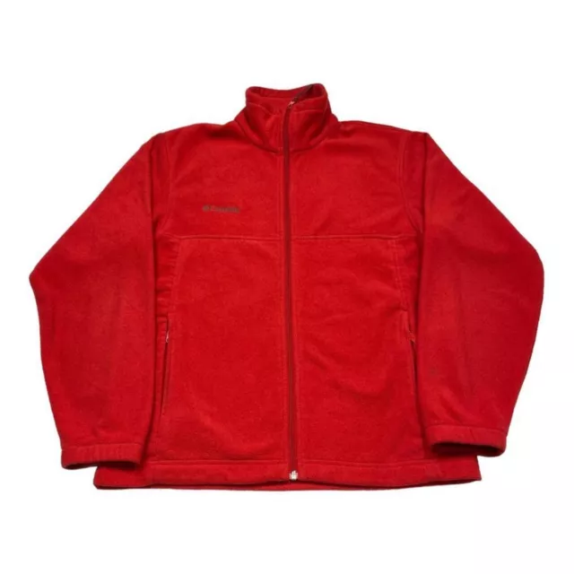 Columbia Sportswear Company Giacca Vintage Rossa In Pile con Cerniera