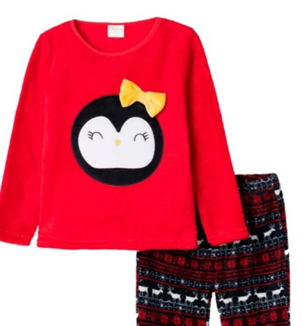 BELLISSIMO Pigiama invernale bambina tg 6/7 anni in morbido pile marca MO kids