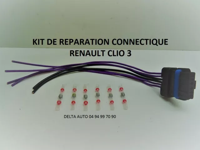 Kit De Réparation Faisceau Connecteur Boitier Papillon Peugeot 407 2.0 16V Neuf