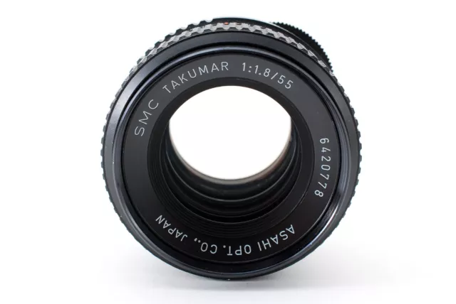 PENTAX Asahi SMC Takumar 55mm f/1,8 MF für M42 [Top mit Filter [1056] 3