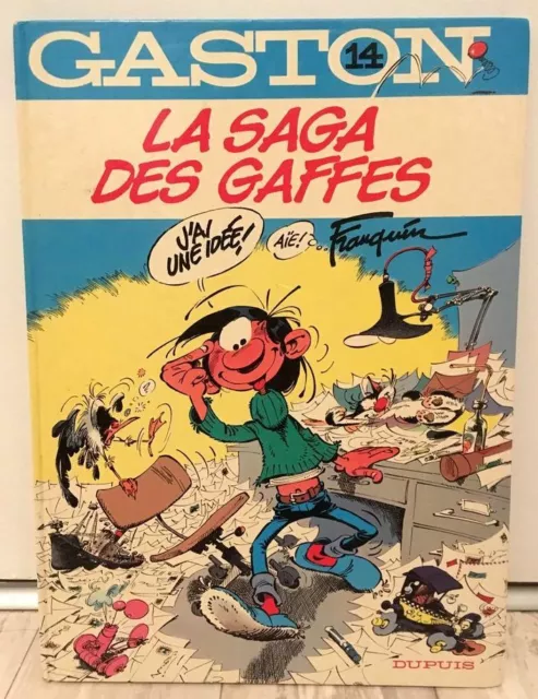Bd - Gaston Lagaffe - La Saga Des Gaffes - Tome Volume 14 - Éditions Dupuis Eo