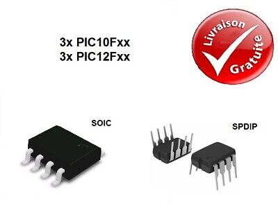 PIC 16F SPDIP NEUF ⚡ PDIP Microchip ⚡ 3x Microcontrôleurs Microchip 