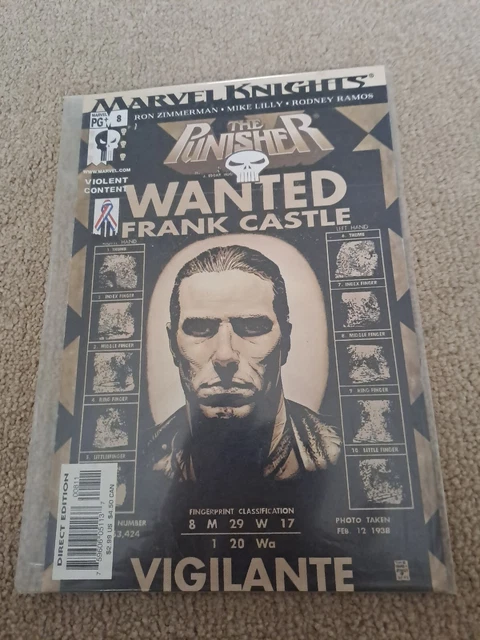 Punisher #8 Vol4 Marvel Knights Comics March 2002