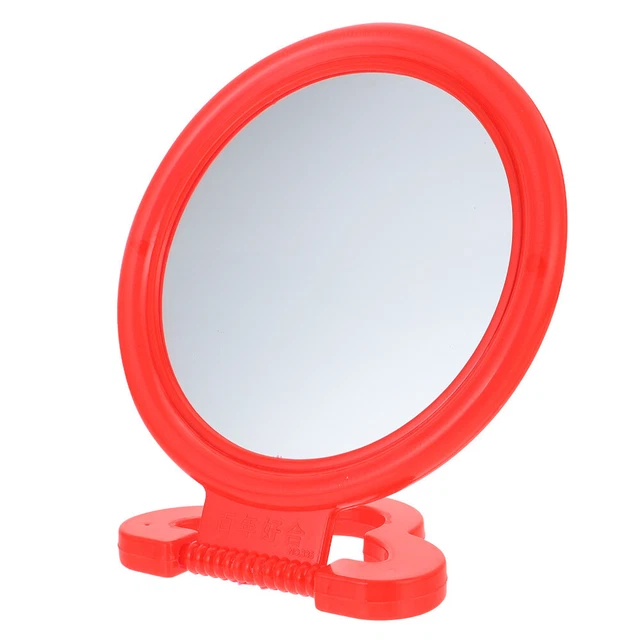 Dresser Mirror Vintage Desk Mirror Portable Lighted Makeup Mirror Hanging