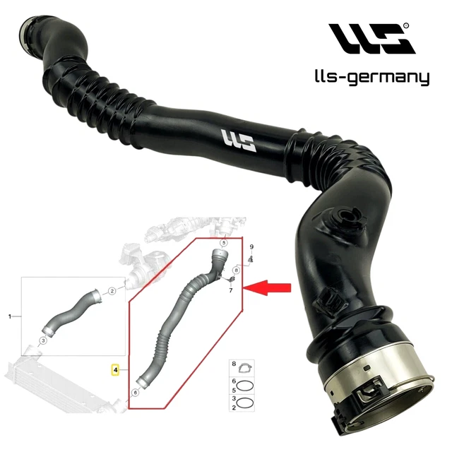 Downpipe (descente) Sport Pour BMW F30/F31 Diesel N47 - Acier Inoxydable Poli, 2 Ans Garantie