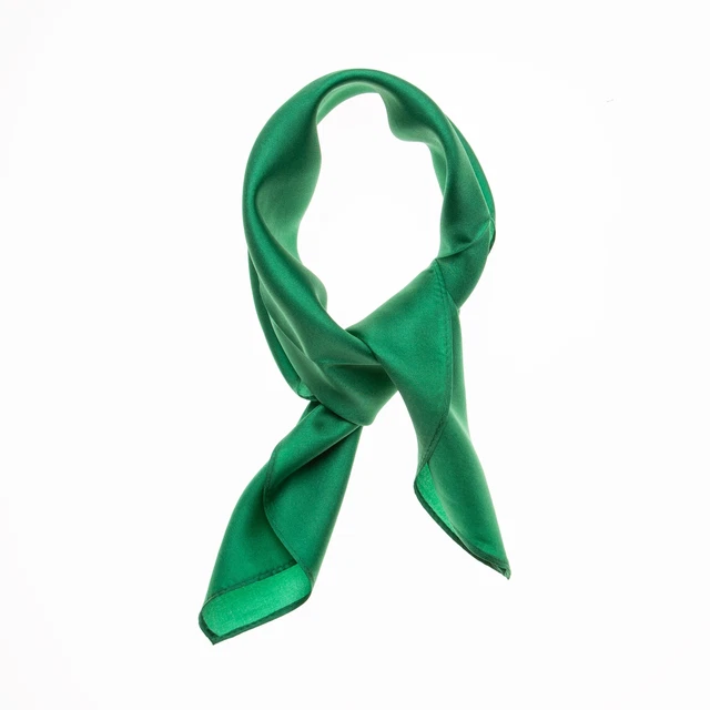 Nicki Paño Pañuelo Seda Verde Twillseide 53x53cm
