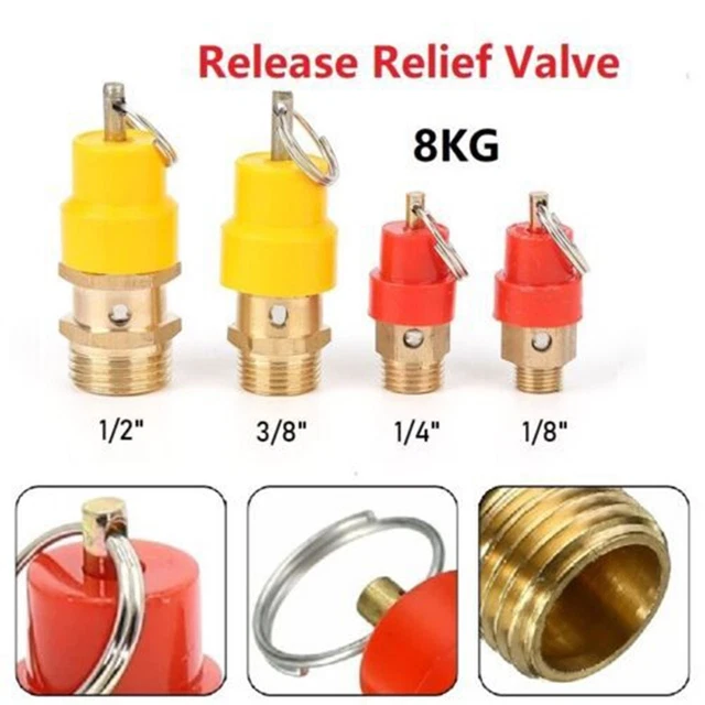 Valvola di sovrapressione esterna compressore d'aria premium 8 kg per la pace de