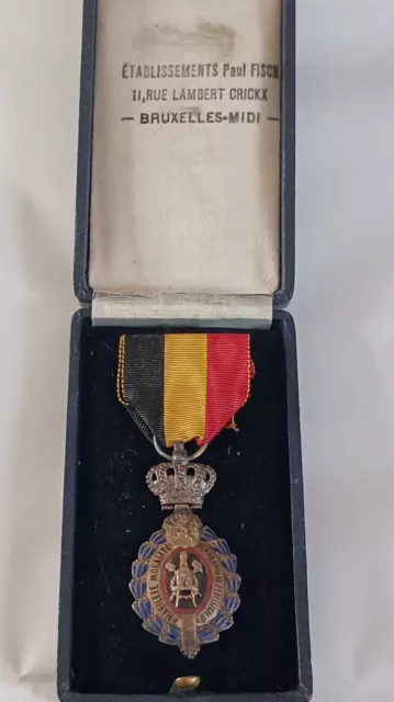 Medaille Habilete Moralite Belge ... Avec Son Etui