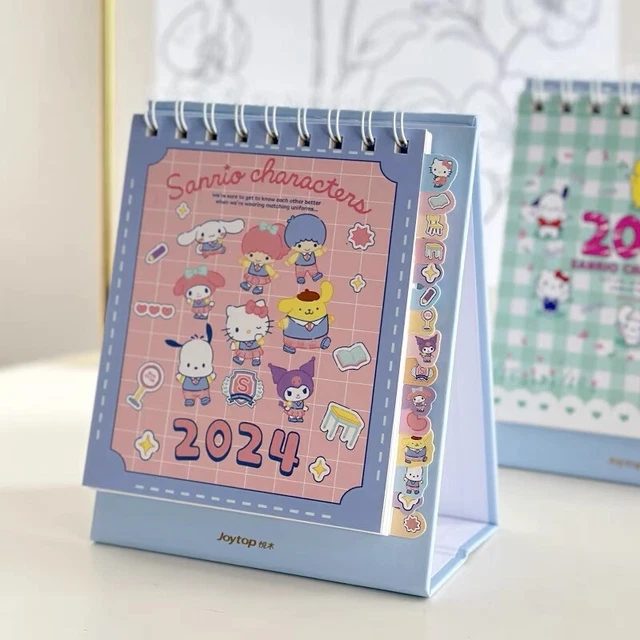 SANRIO CHARACTERS 2024 Calendar Desktop Calendar Cinnamoroll My Melody