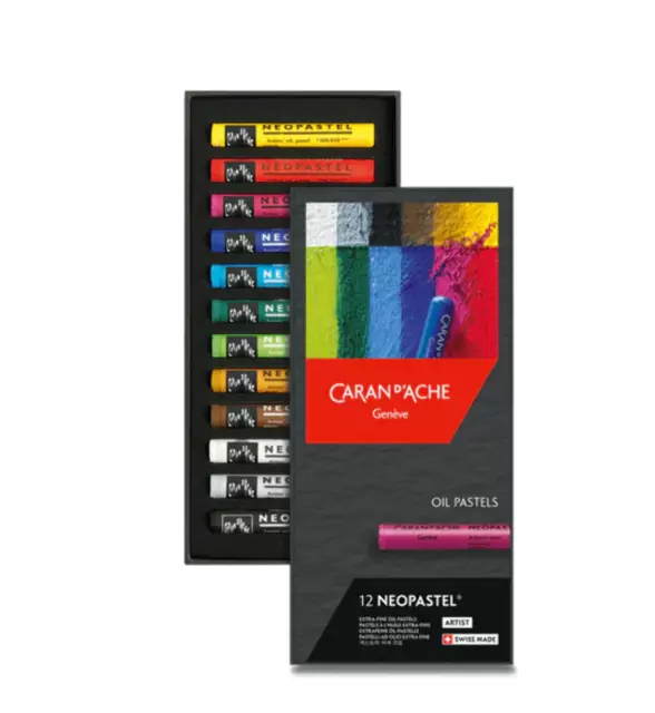 Caran d'Ache Neopastel Oil Pastel Boxs - 12, 24, 48, 96 Juegos