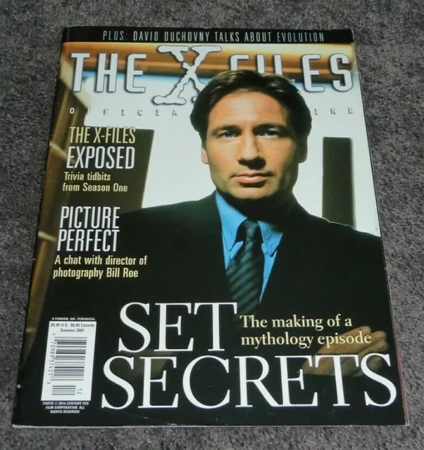 X-FILES EXPOSED Official Magazine Vol 5 #2 David Duchovny S1 Trivia SET SECRETS