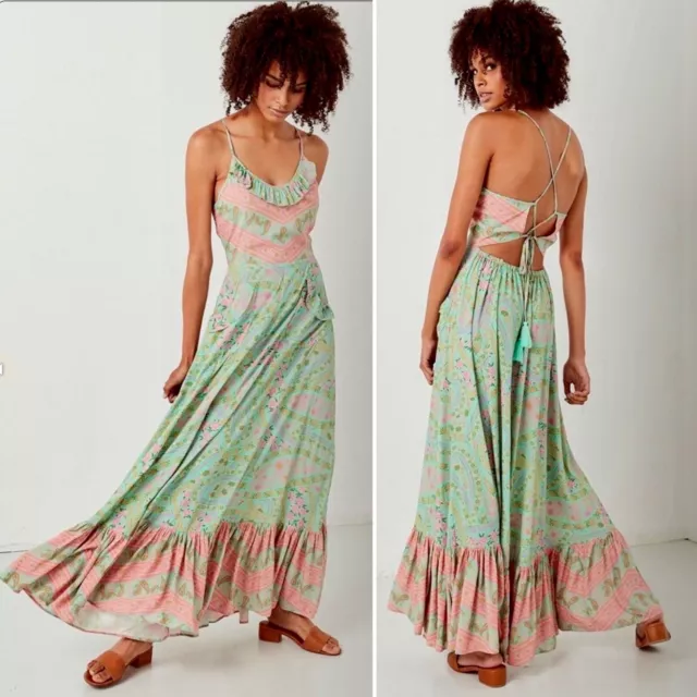 Spell and the Gypsy Collective S Floral Rayon City Lights Strappy Maxi Dress