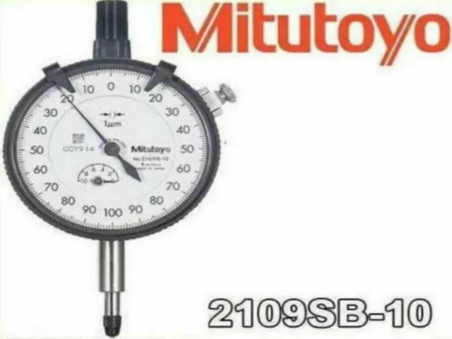 Brand New Mitutoyo 2109S-10 Micron Dial Indicator 0-1mm 0.001 D01/04