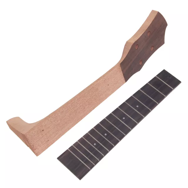 53.3cm Ukulélé Soprano Col Acajou Manche de Guitare 15 Frette Kit Bricolage