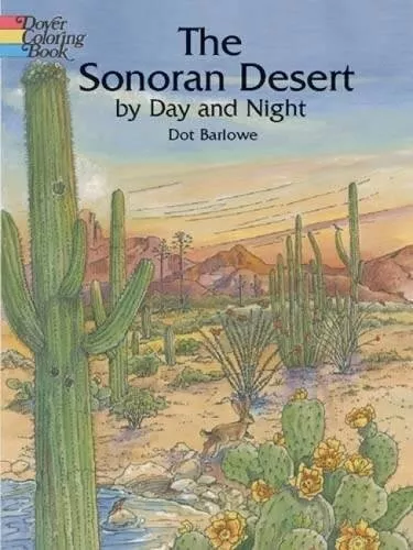 THE SONORAN DESERT BY DAY AND NIGHT (DOVER NATURE COLORING By Dot ...