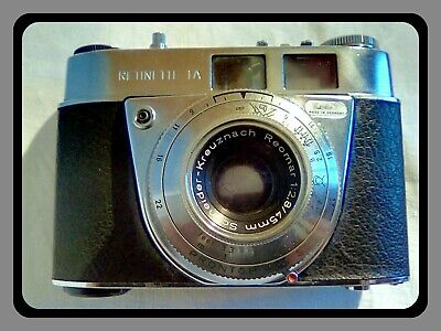 Kodak retinette 1 A Caméra 3,5/50 mm appareil photo vintage avec étui années 60 