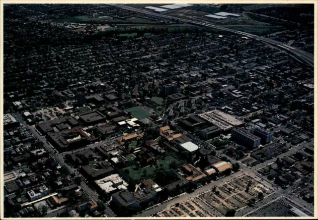 US-Postcard America USA Postkarte Aerial View SAN JOSE California Kalifornien