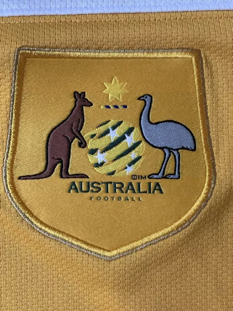 Nike Australia Socceroos Jersey 2010 Mens Medium Home Shirt Foot ball Soccer 3