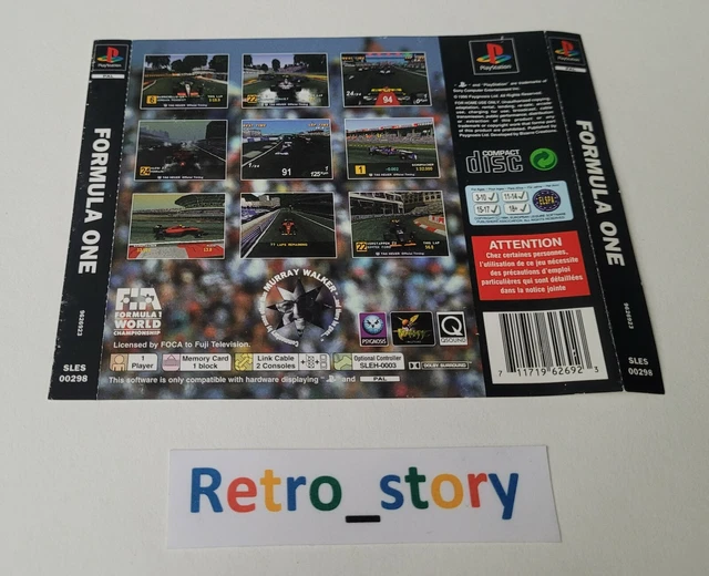 Jaquette Arrière Pour Jeu Rage Racer PS1 - Version PAL, Bon état