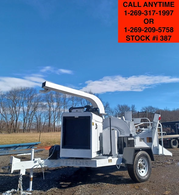 2007 Altec Environmental Products DC1317 Wood Chipper Kubota Diesel 13" Disc