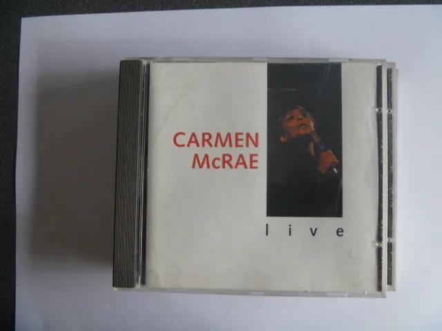 Carmen Mcrae Live Rare Cd 12 Trk Album With Freepost 24Hr Dispatch!