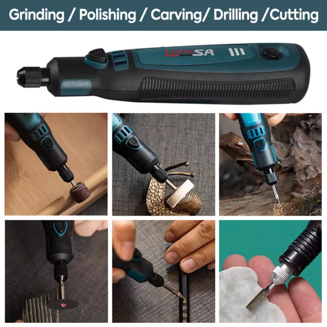 DIY Tools Mini Electric Grinding Pen Rotary Drill Grinder Cordless USB Engraving