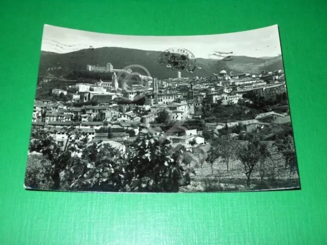 Cartolina Spoleto - Panorama 1957.