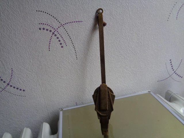 2 Embrasses Rideaux Laiton Massif - Profondeur 20 Cm, Occasion Bon état