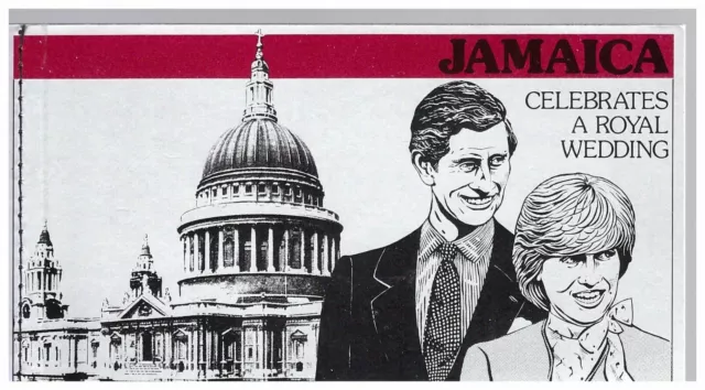 S22859) Jamaica 1981 Royal Wedding Diana & Charles Booklet