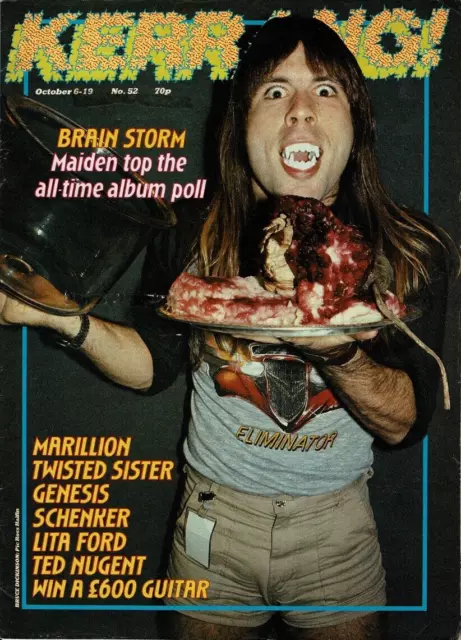 Kerrang Magazine No: 52 1983  Bruce Dickinson  Marillion  Genesis Twisted Sister