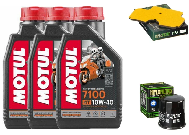 Kit D'entretien Pour Kawasaki Z750 2007-2008 - Huile, Filtres Et Bougies MOTUL