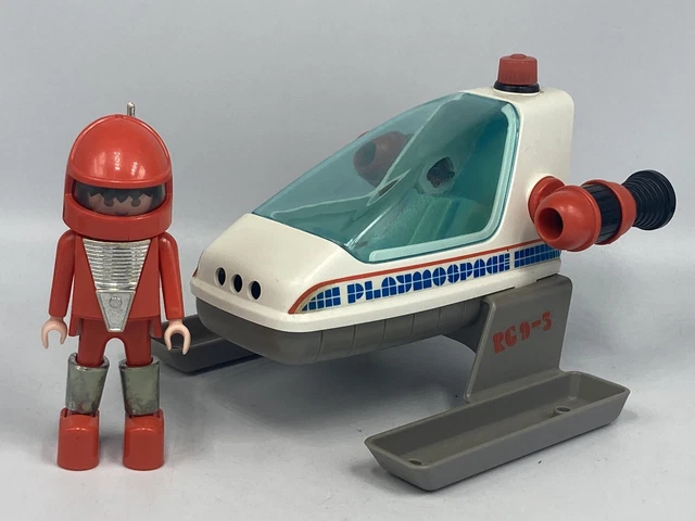 Playmobil Vintage 1982 - Playmospace Véhicule Spatial Avec Grue - Occasion
